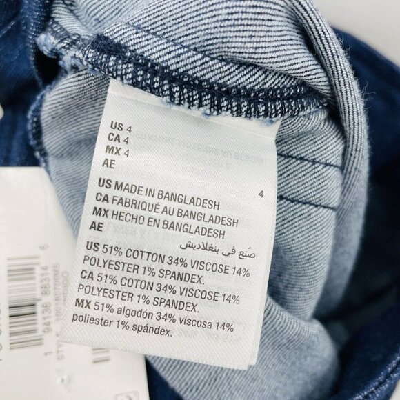 INC International Concepts Womens Size 4 High Rise Crop Flare Pull-On Jeans 297 - Picture 8 of 9